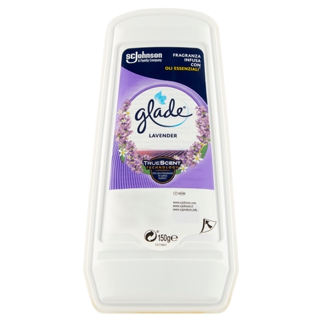 Glade Assorbiodori, Profumatore per la Casa e Armadi, Fragranza Lavanda 150g
